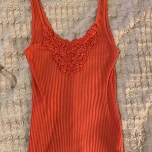 Coral Hollister Tank Top